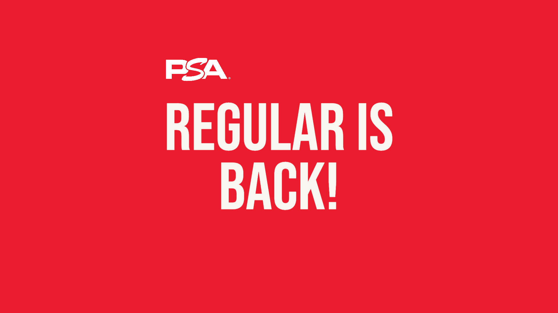 Regular PSA submission