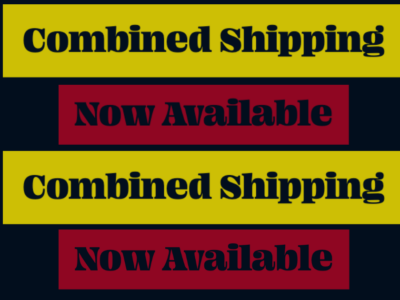 Combined Shipping Now Available