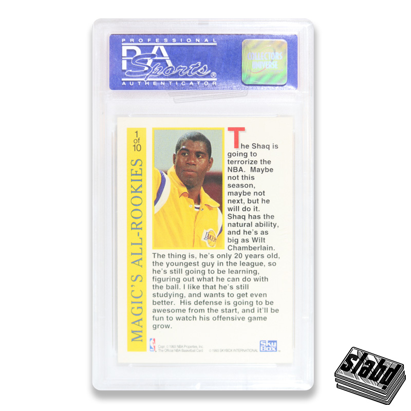 07056580 Back SHAQUILLE O'NEAL HOOPS MAGIC