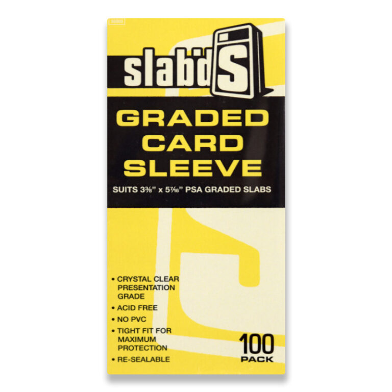 PSA Graded Card Sleeves 100pc ⋆ Slabd