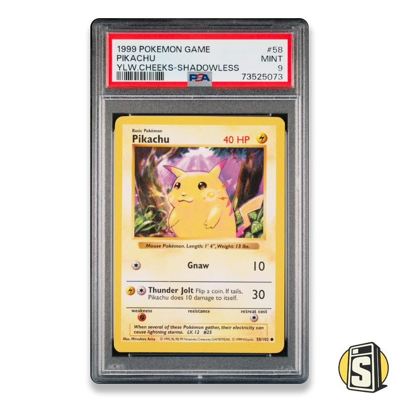 Pikachu Yellow Cheeks Shadowless