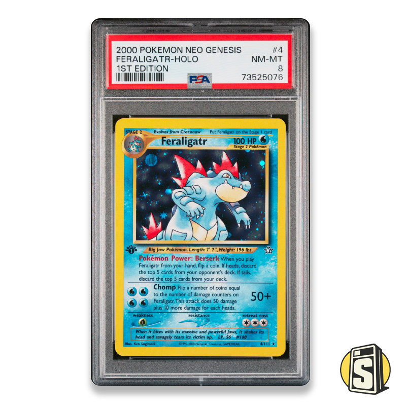 Feraligatr Holo Neo Genesis 1st Edition Pokemon