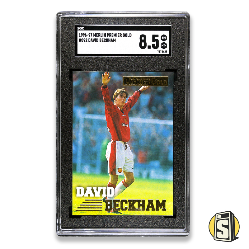 1996-97 Merlin Premier Gold #092 David Beckham SGC 8.5