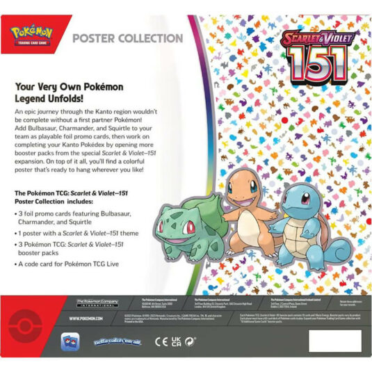 Pokemon Tcg Scarlet Violet 151 Poster Collection Back En 1024x944