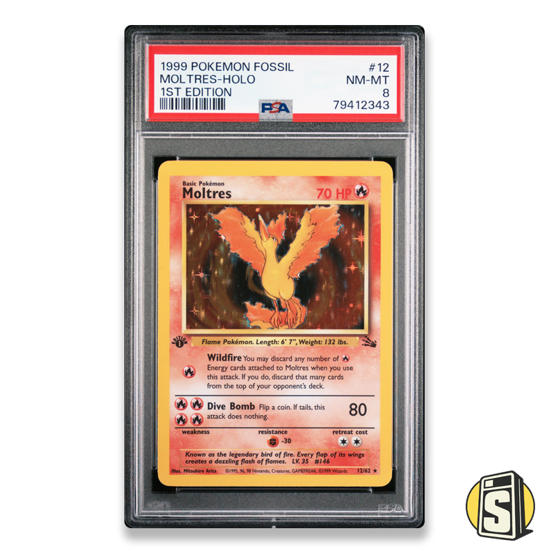 MOLTRES-HOLO POKEMON FOSSIL