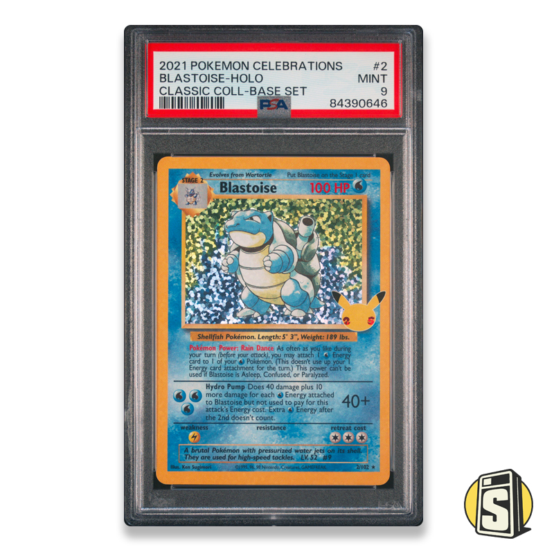 84390646 Front BLASTOISE-HOLO POKEMON CELEBRATIONS