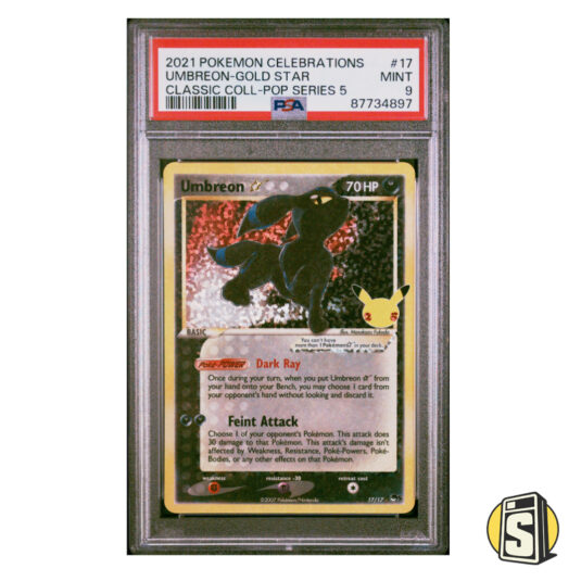 UMBREON-GOLD STAR POKEMON CELEBRATIONS CLASSIC COLLECTION