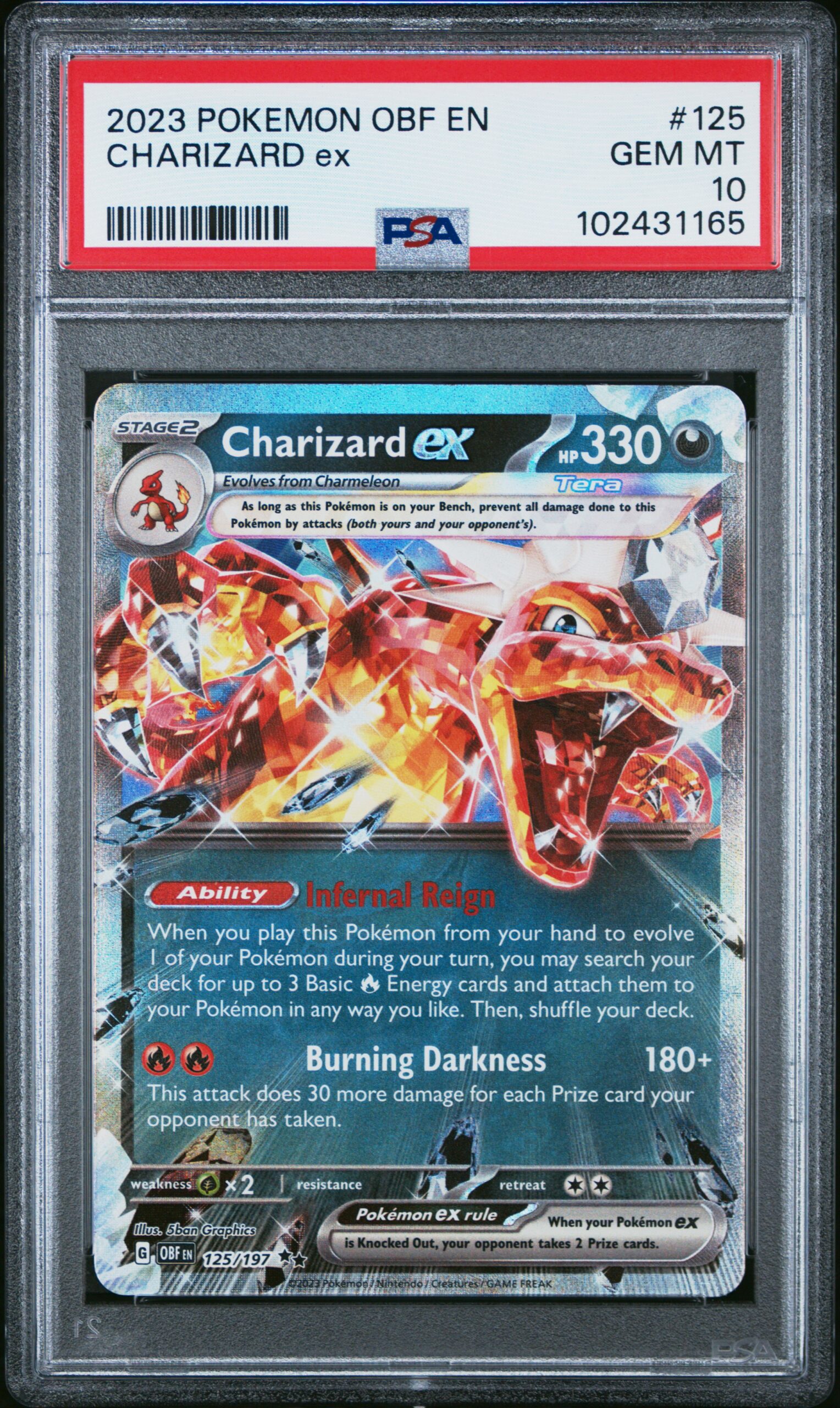 CHARIZARD ex POKEMON OBF EN-OBSIDIAN FLAMES