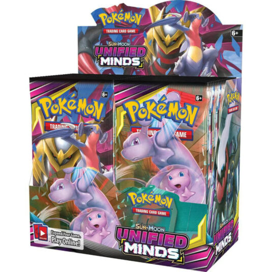 ポケモンカード　英語版　BOX UNIFIED MINDS 未開封 Pokemon Unified Minds Booster Box Factory Sealed & New Acrylic