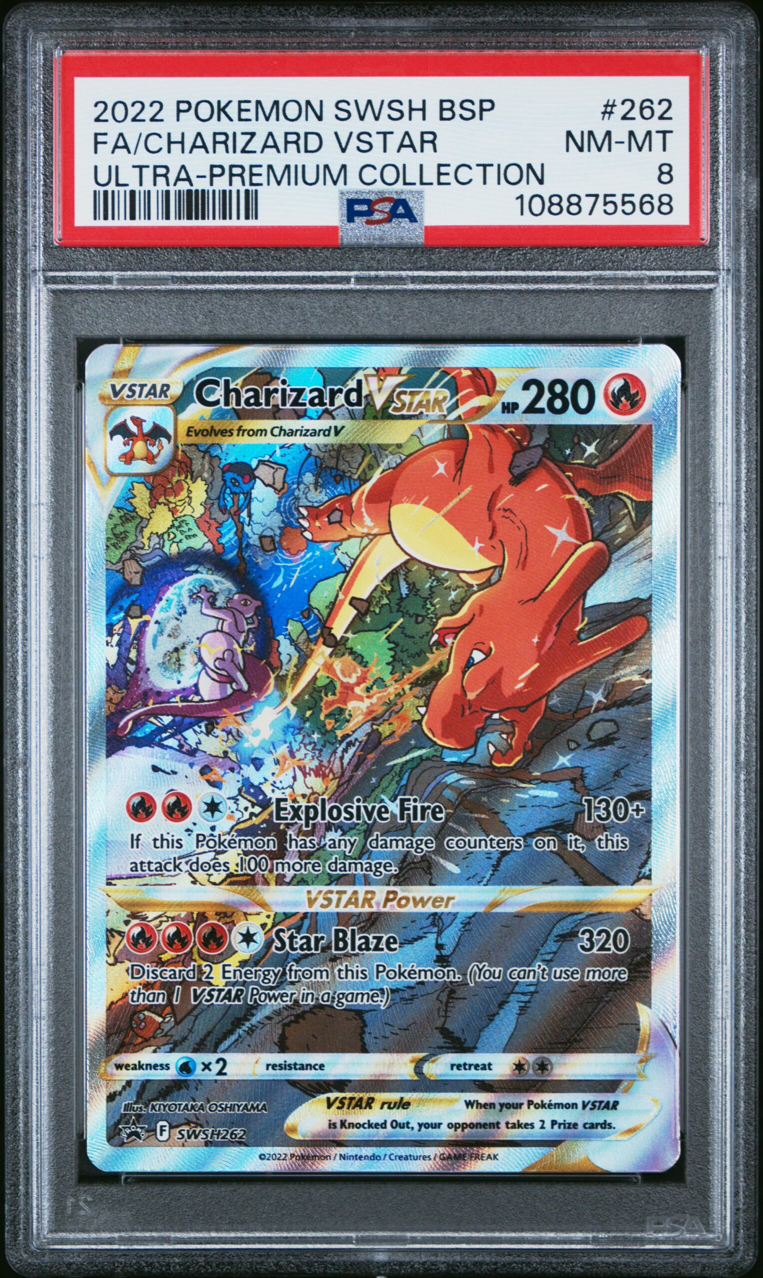108875568 Front.jpg FA/CHARIZARD VSTAR POKEMON SWSH BLACK STAR PROMO