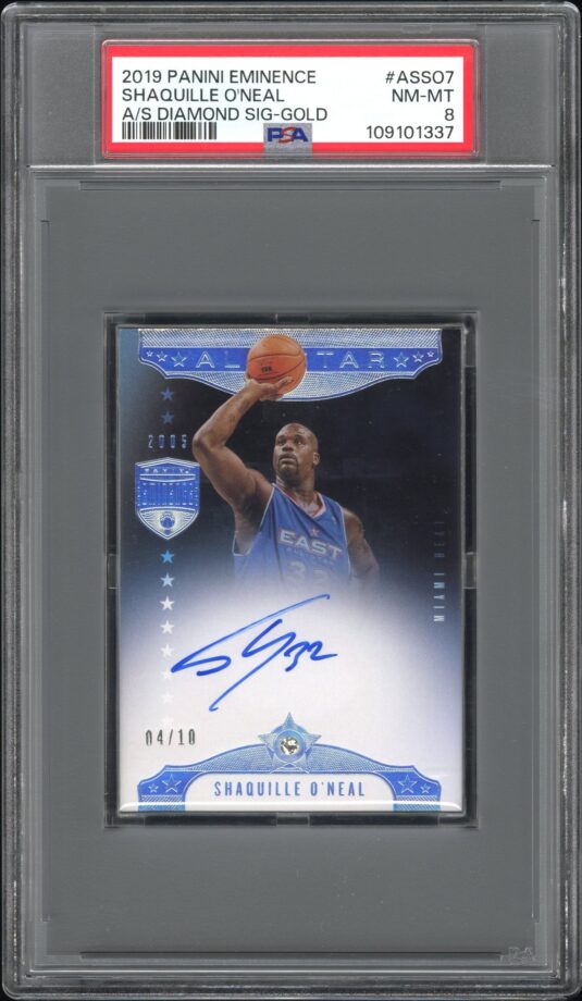 SHAQUILLE O'NEAL PANINI EMINENCE ALL-STAR DIAMOND SIGNATURES