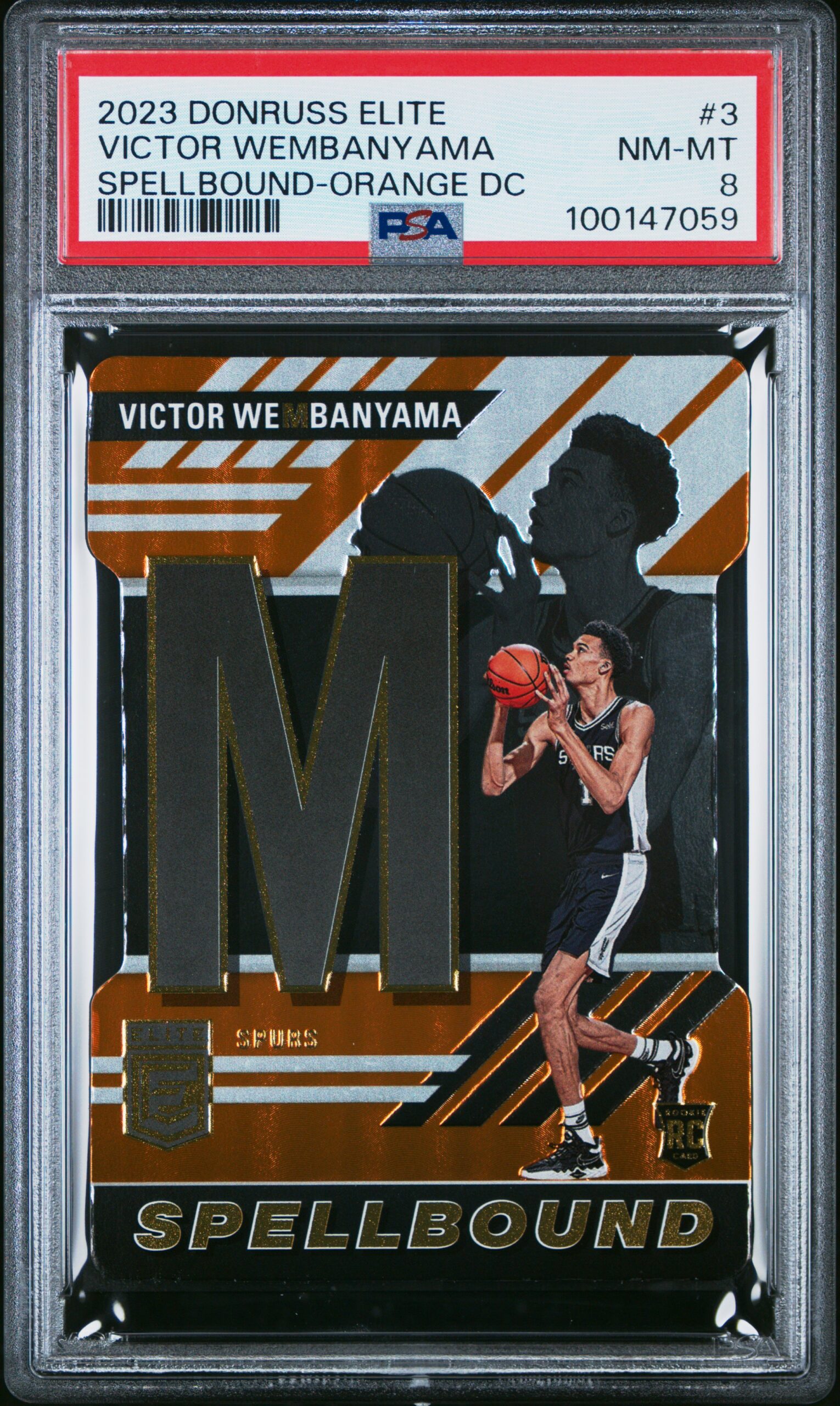 VICTOR WEMBANYAMA PANINI DONRUSS ELITE SPELLBOUND