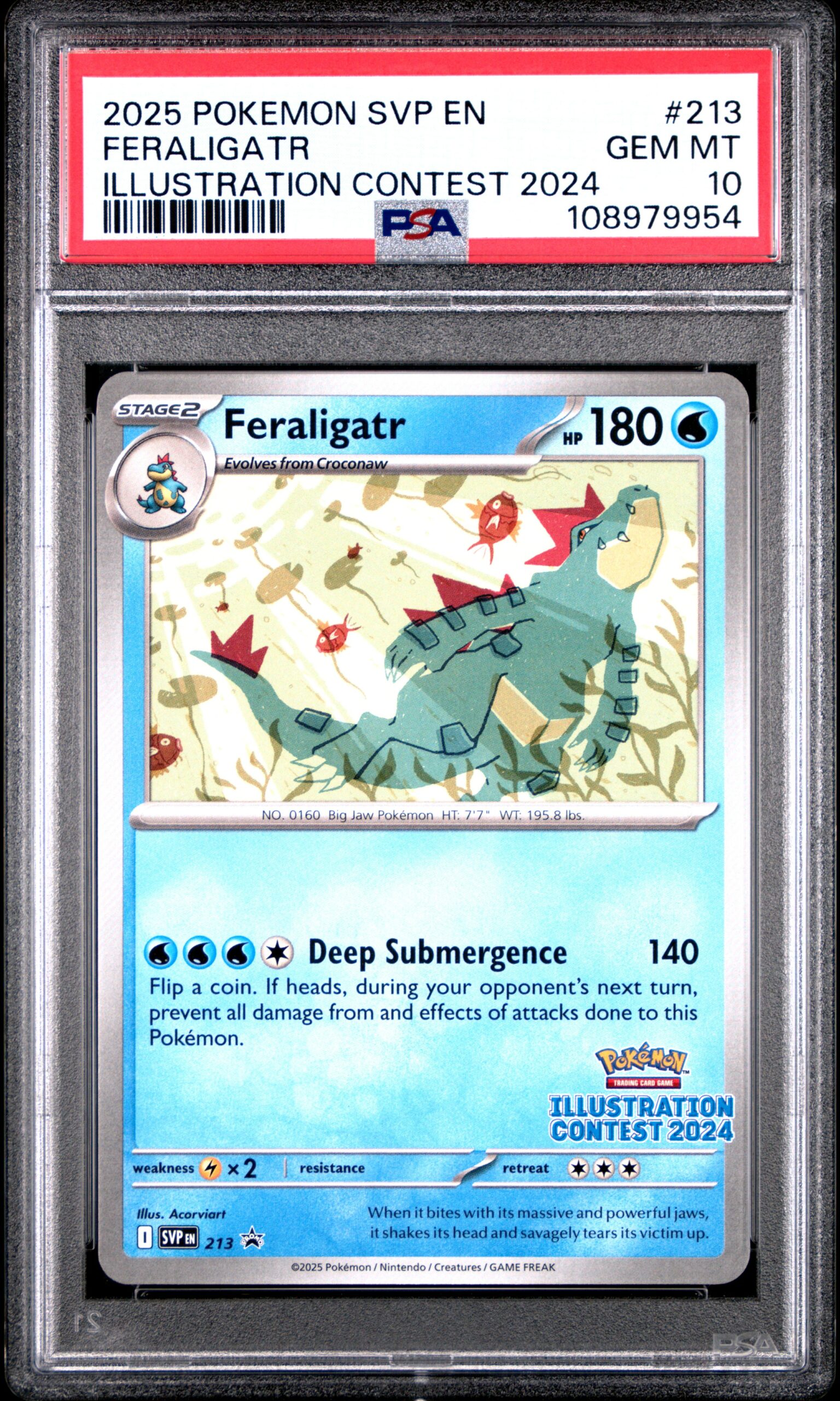 FERALIGATR POKEMON SVP EN-SV BLACK STAR PROMO