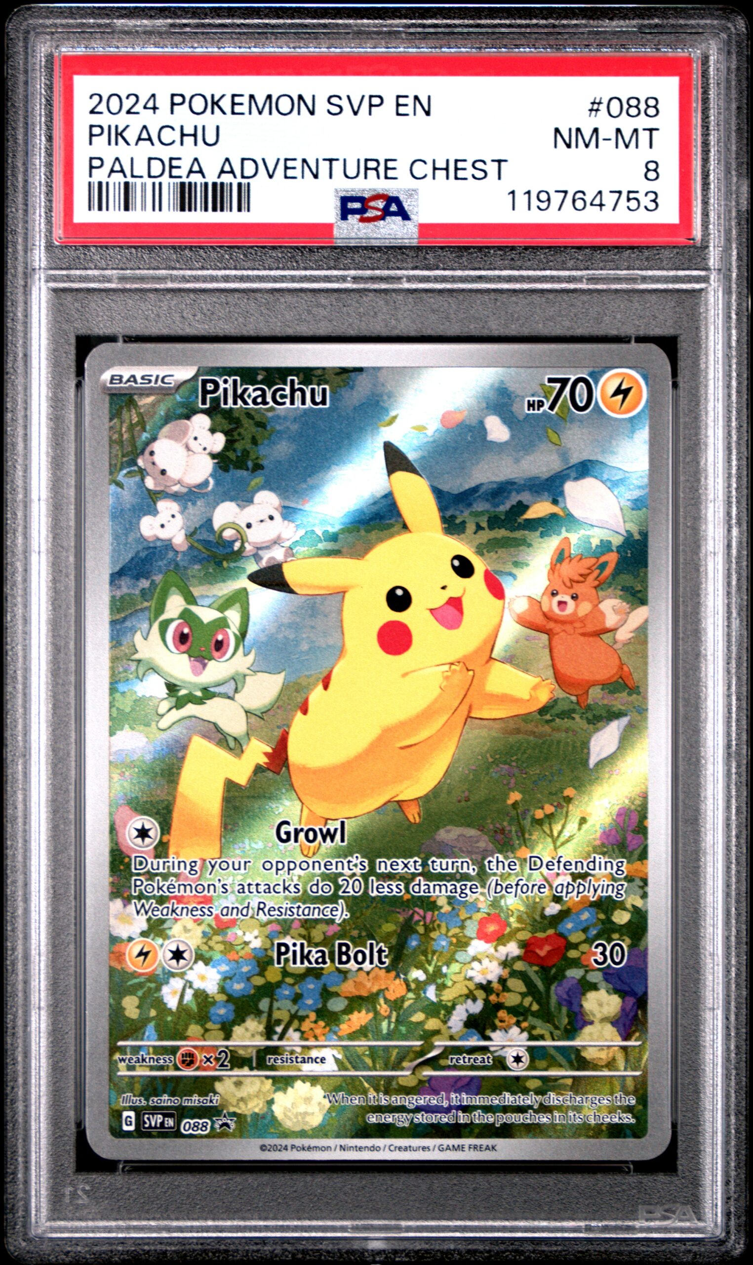 PIKACHU POKEMON SVP EN-SV BLACK STAR PROMO