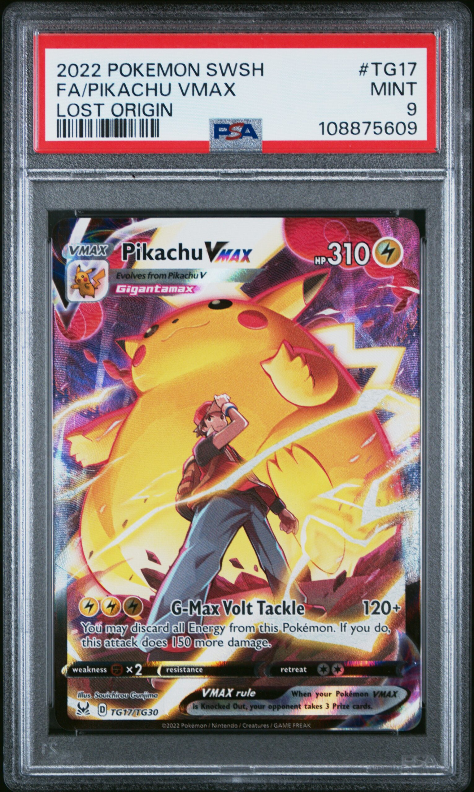 FA/PIKACHU VMAX POKEMON SWORD & SHIELD LOST ORIGIN