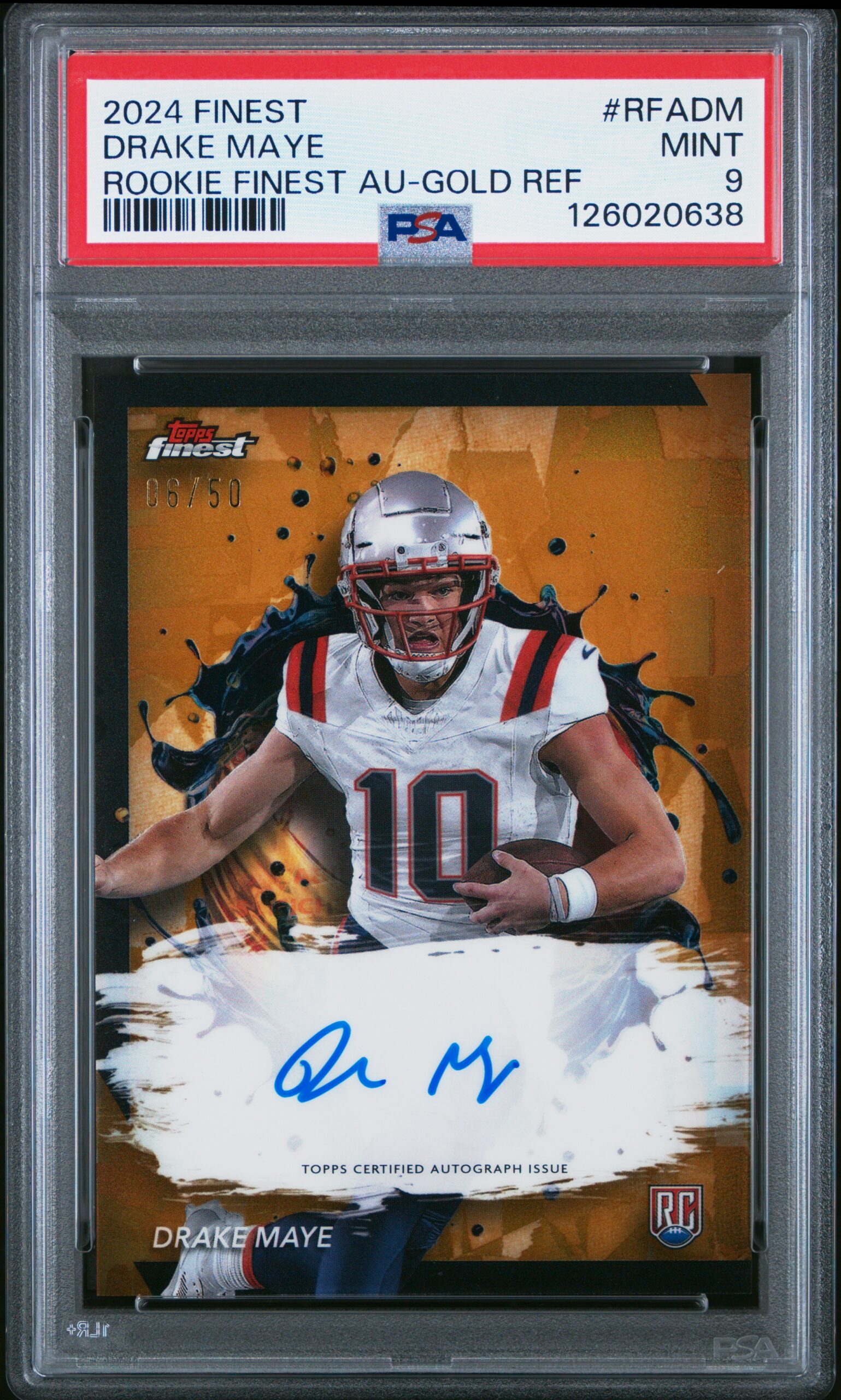 DRAKE MAYE TOPPS FINEST ROOKIE FINEST AUTOGRAPHS