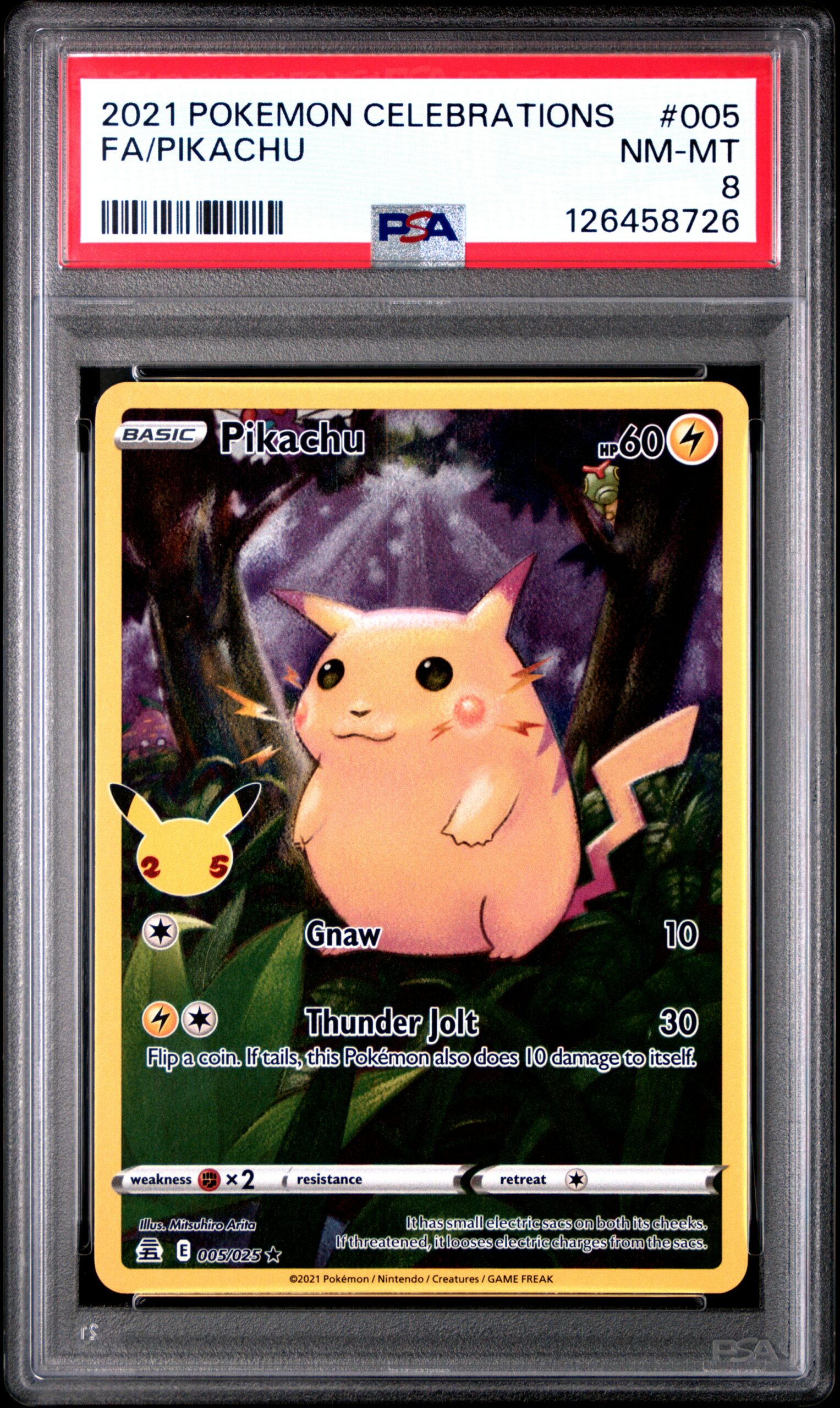 FA/PIKACHU POKEMON CELEBRATIONS