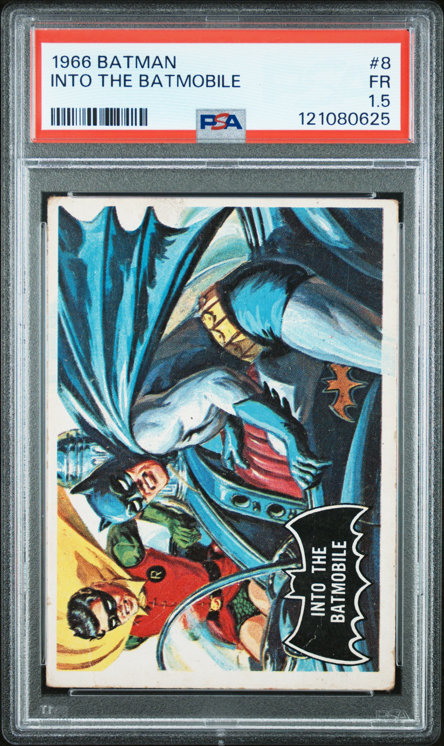 INTO THE BATMOBILE TOPPS BATMAN
