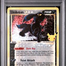 UMBREON-GOLD STAR POKEMON CELEBRATIONS CLASSIC COLLECTION