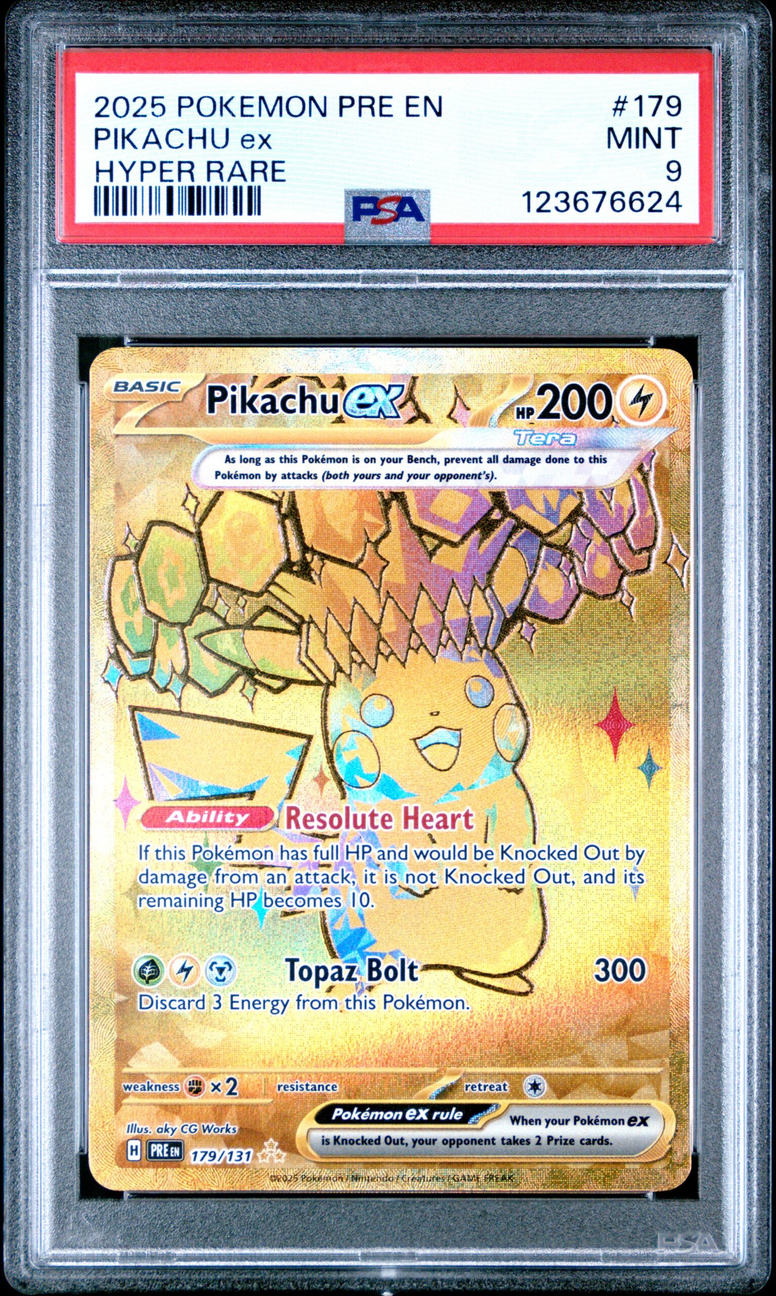 PIKACHU ex POKEMON PRE EN-PRISMATIC EVOLUTIONS