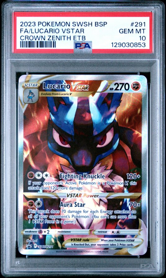 FA/LUCARIO VSTAR POKEMON SWSH BLACK STAR PROMO