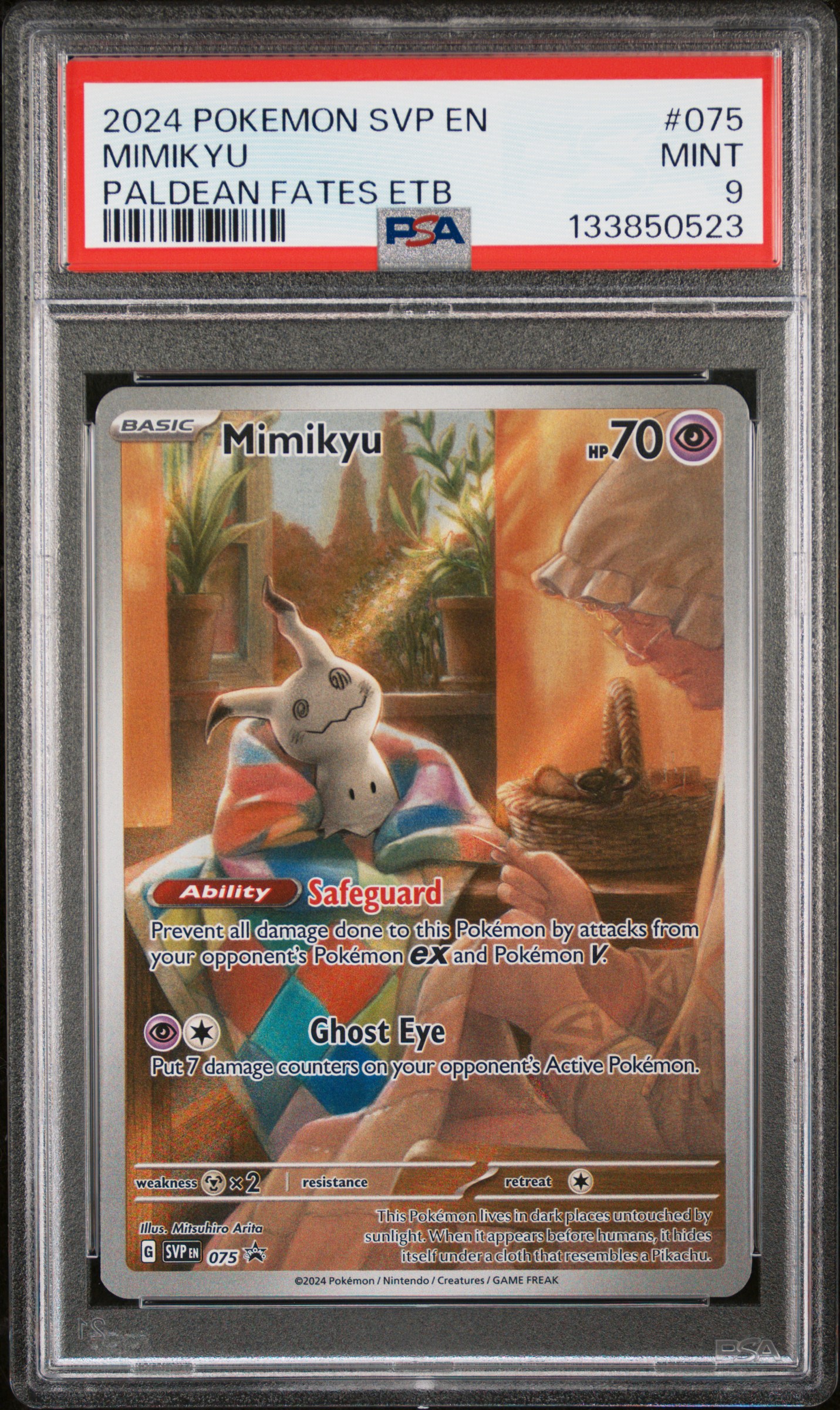 MIMIKYU POKEMON SVP EN-SV BLACK STAR PROMO