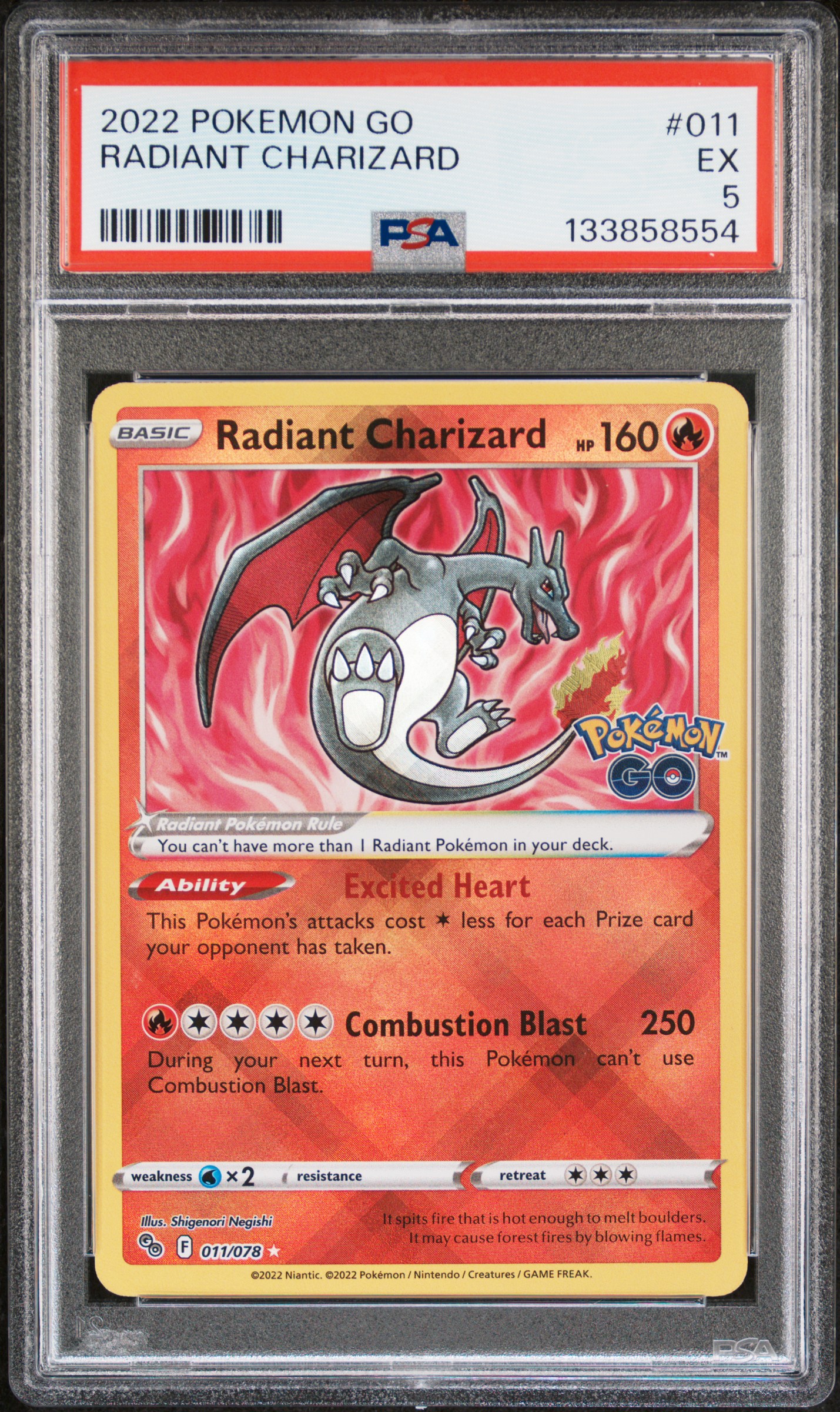 RADIANT CHARIZARD POKEMON GO