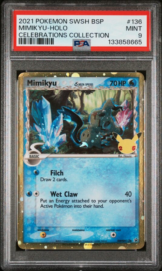 MIMIKYU-HOLO POKEMON SWSH BLACK STAR PROMO