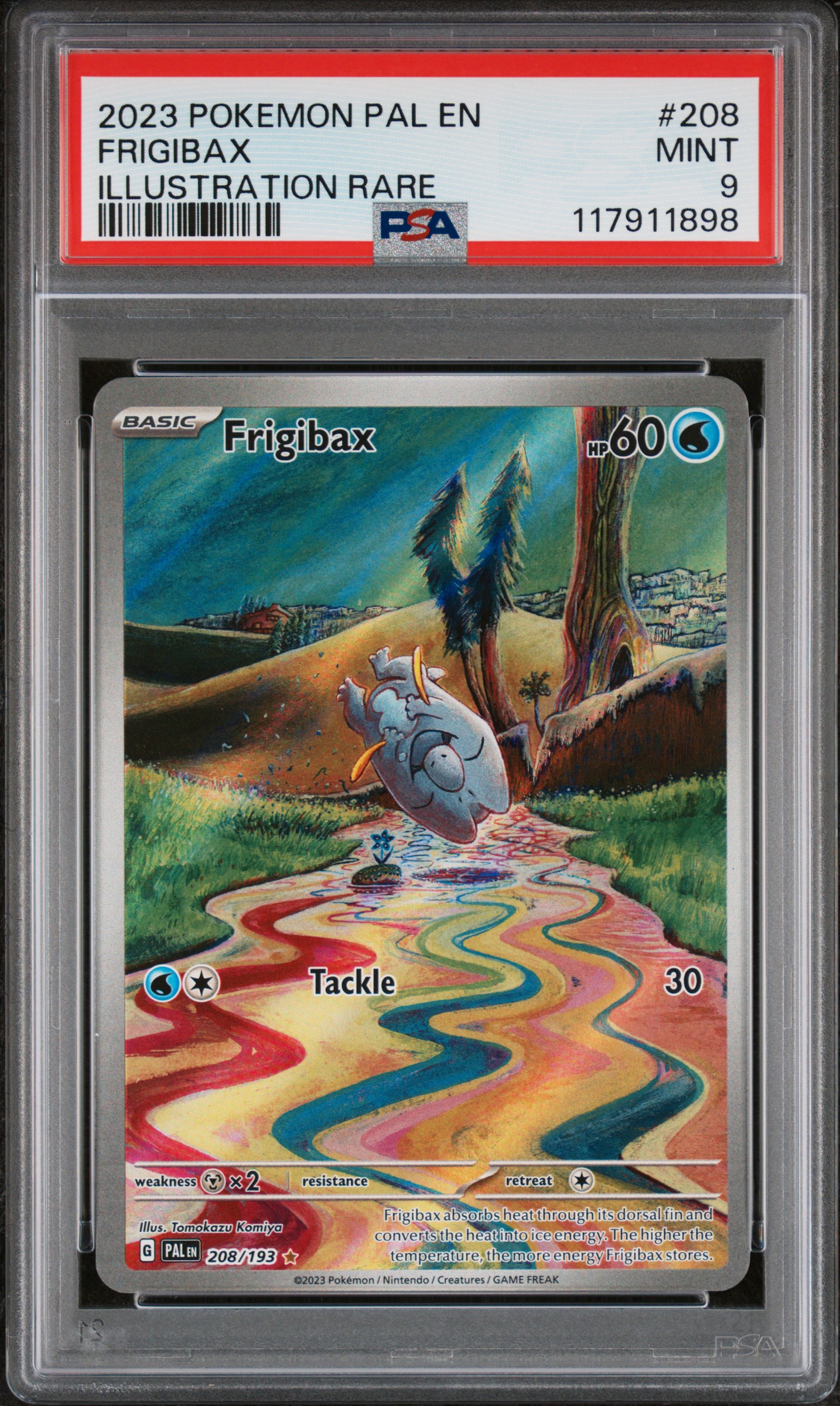 2023 POKEMON PAL EN-PALDEA EVOLVED 208 FRIGIBAX ILLUSTRATION RARE