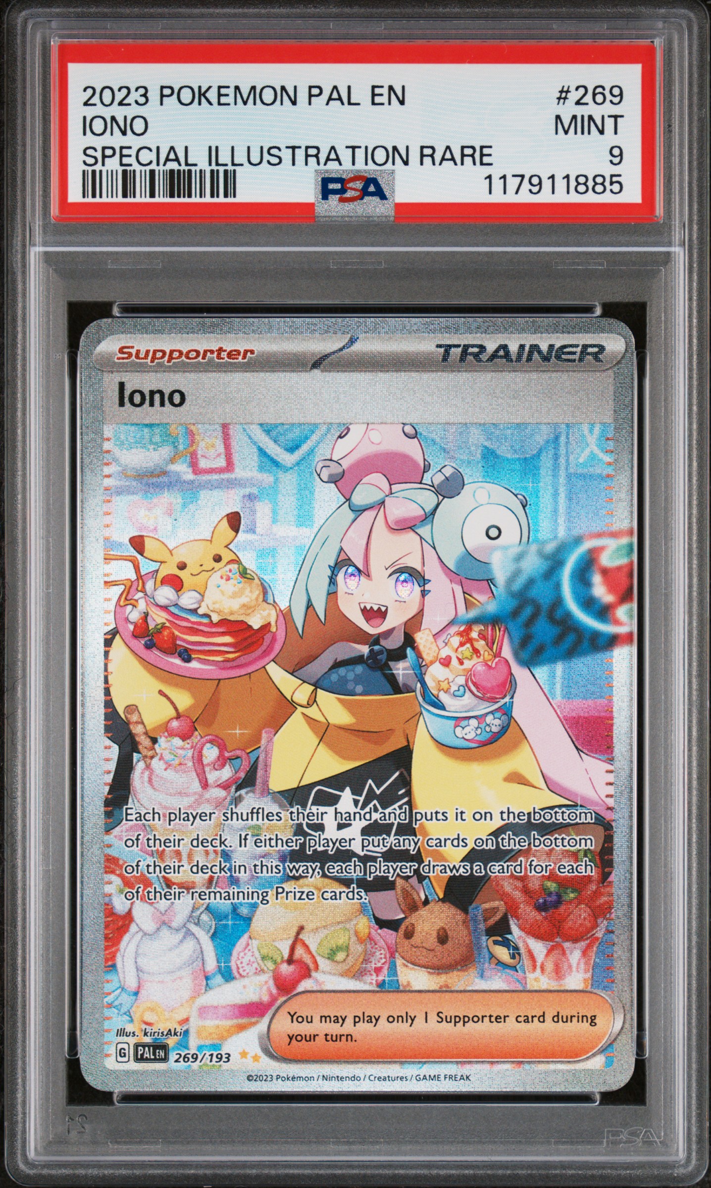 2023 POKEMON PAL EN-PALDEA EVOLVED 269 IONO SPECIAL ILLUSTRATION RARE