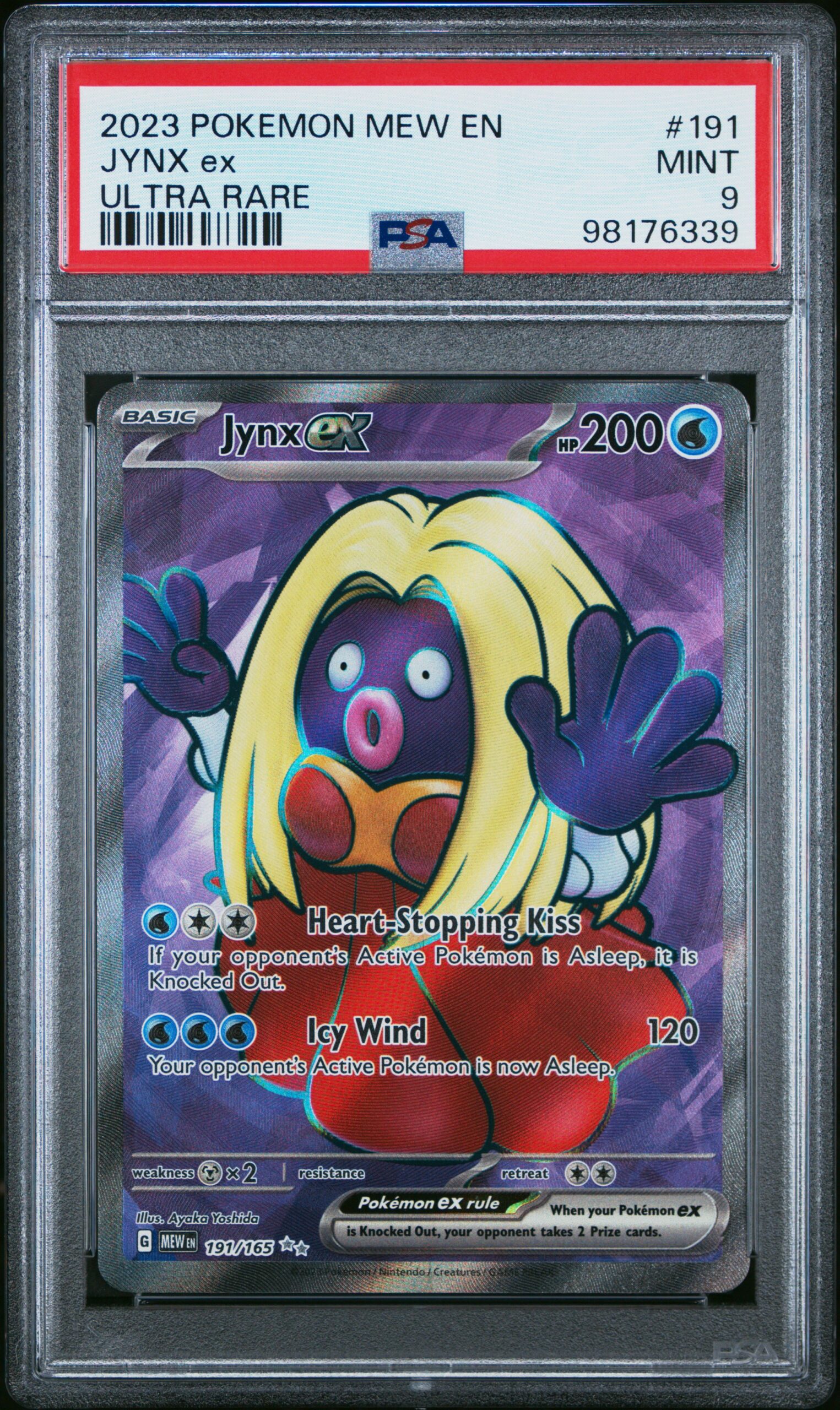 2023 POKEMON MEW EN-151 191 JYNX EX ULTRA RARE