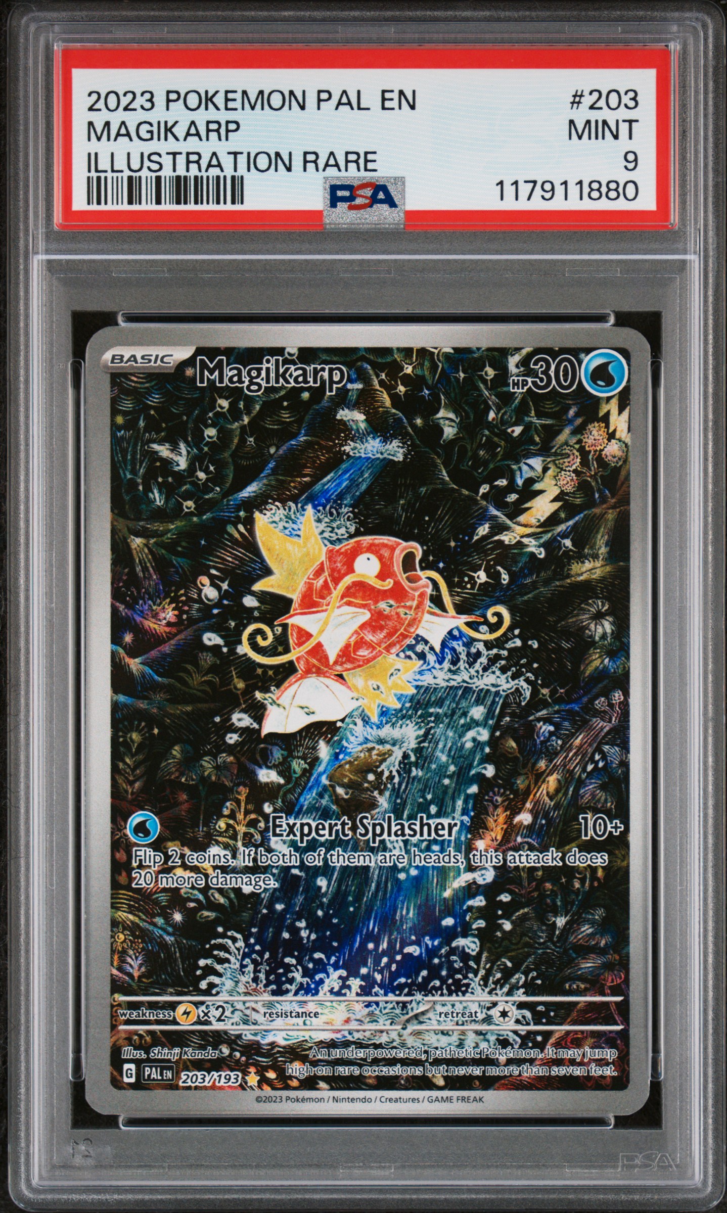 2023 POKEMON PAL EN-PALDEA EVOLVED 203 MAGIKARP ILLUSTRATION RARE