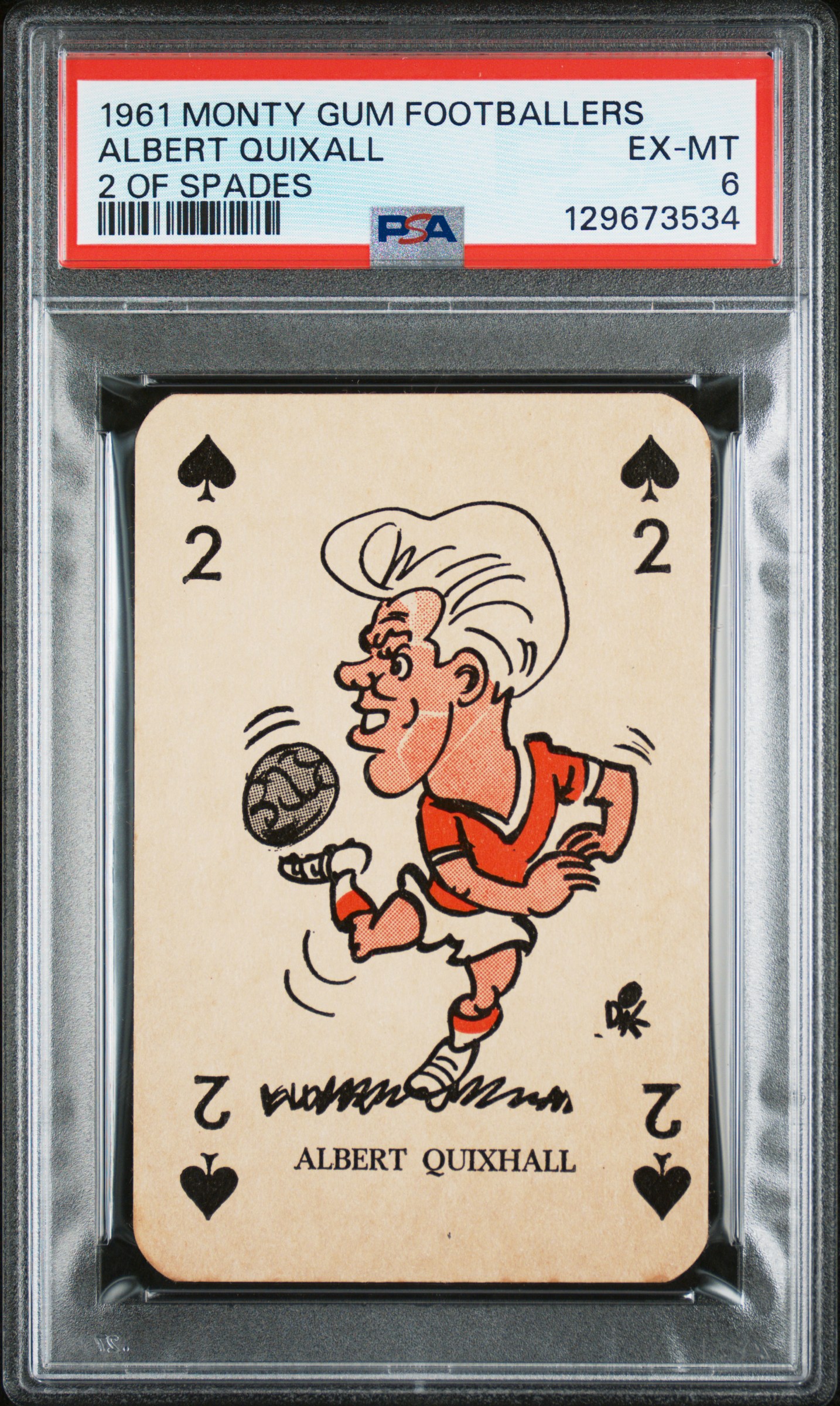 ALBERT QUIXALL MONTY GUM FOOTBALLERS