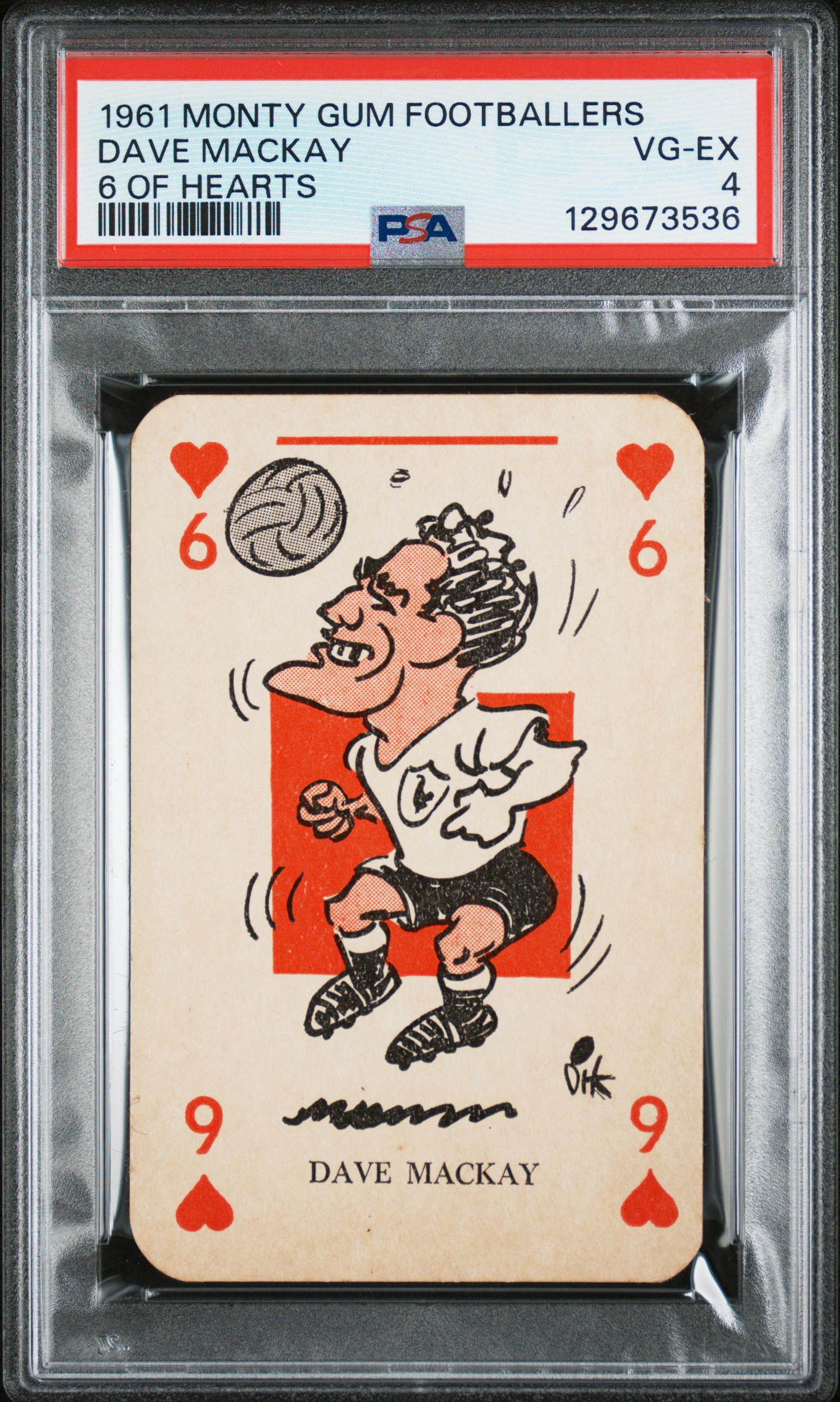 DAVE MACKAY MONTY GUM FOOTBALLERS