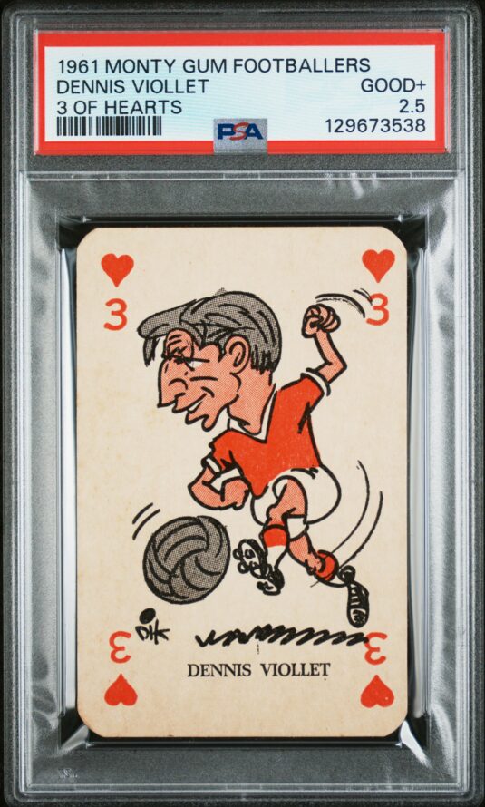 DENNIS VIOLLET MONTY GUM FOOTBALLERS