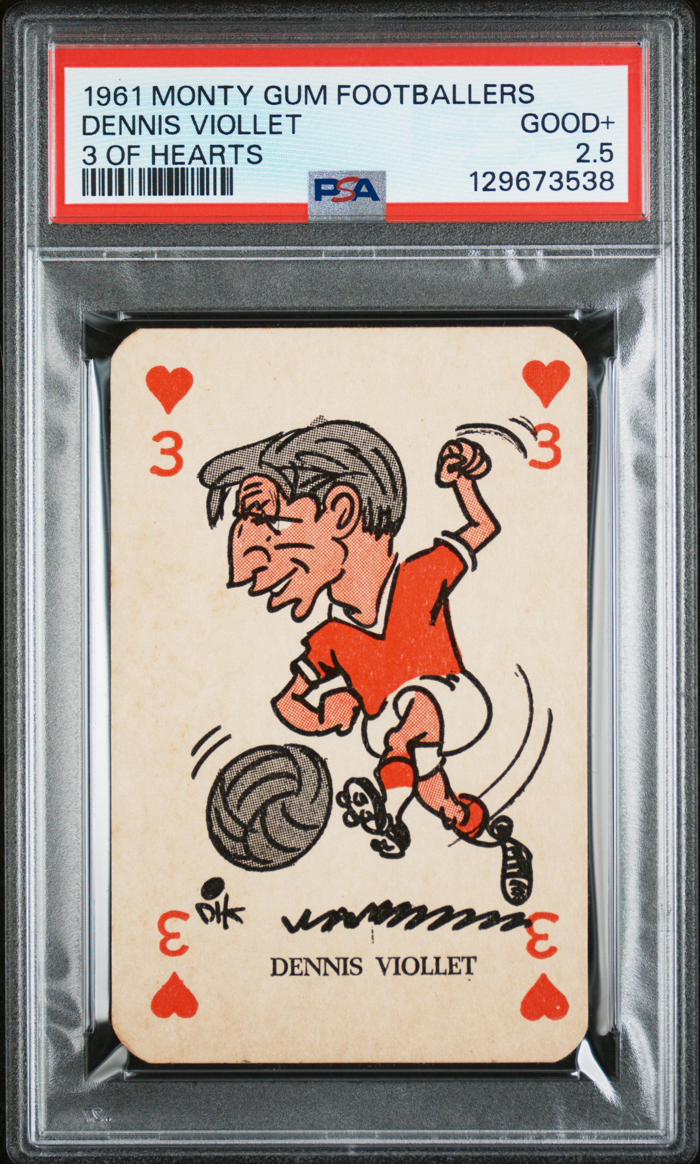 DENNIS VIOLLET MONTY GUM FOOTBALLERS