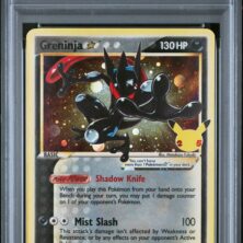 GRENINJA-GOLD STAR POKEMON SWSH BLACK STAR PROMO