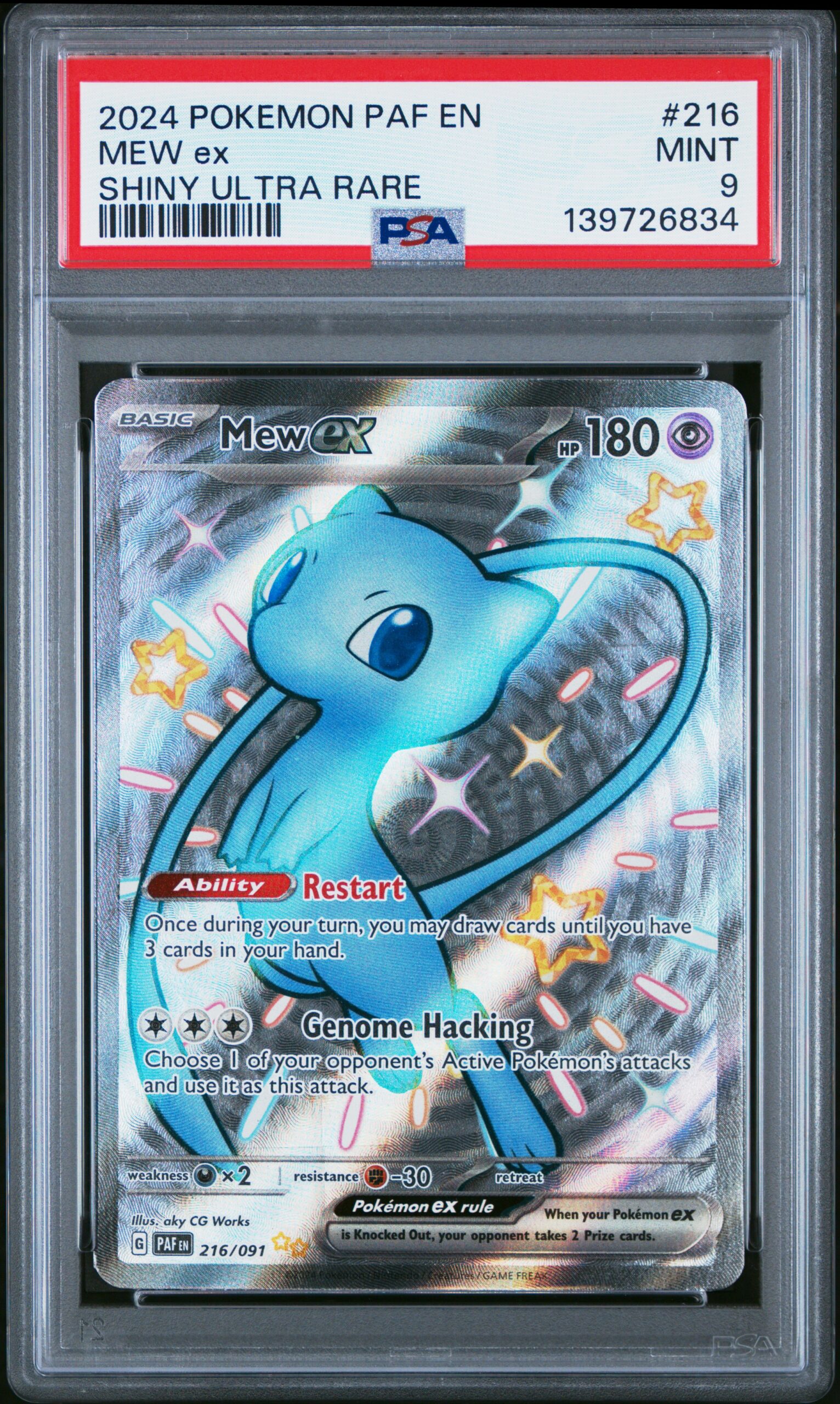 MEW ex POKEMON PAF EN-PALDEAN FATES