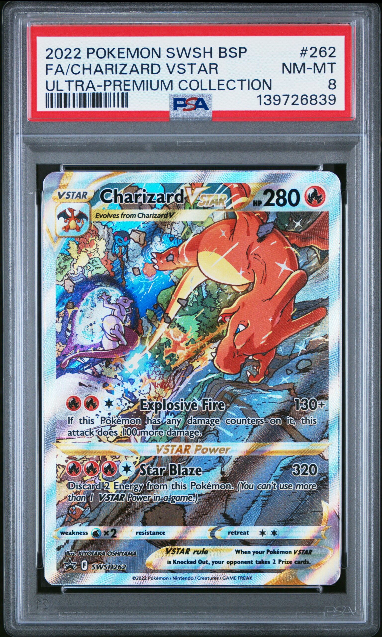 FA/CHARIZARD VSTAR POKEMON SWSH BLACK STAR PROMO