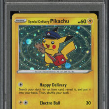 2020 POKEMON SWSH BLACK STAR PROMO 074 SPCL.DELIVERY PIKACHU