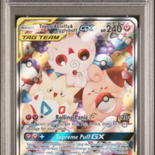 2019 POKEMON SUN & MOON COSMIC ECLIPSE 143a TOGEPI & CLEFFA & IGGLYBUFF GX 2020 YELLOW A ALTERNATE ART SMALL BUT MIGHTY PREMIUM COLLECTION