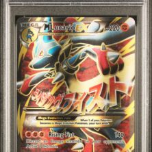 2017 POKEMON MEGA POWERS COLLECTION PROMO 55a FA/M LUCARIO EX