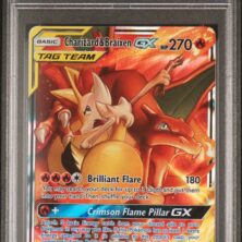 2019 POKEMON SUN & MOON COSMIC ECLIPSE 22 CHARIZARD & BRAIXEN GX