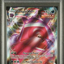 2021 POKEMON SWORD & SHIELD FUSION STRIKE 157 FULL ART/GENGAR VMAX