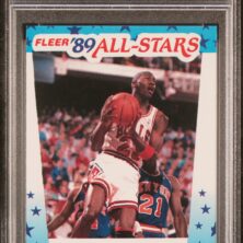 1989 FLEER STICKER 3 MICHAEL JORDAN