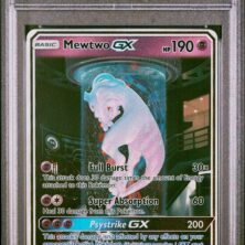 2017 POKEMON SUN & MOON SHINING LEGENDS 78 MEWTWO GX