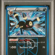 2013 POKEMON BLACK & WHITE PLASMA FREEZE 64 UMBREON-HOLO