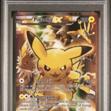 2016 POKEMON XY BLACK STAR PROMO XY124 FA/PIKACHU EX