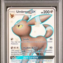 2019 POKEMON SUN & MOON HIDDEN FATES SV69 FULL ART/UMBREON GX