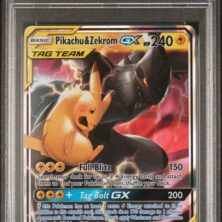 2019 POKEMON SUN & MOON TEAM UP 33 PIKACHU & ZEKROM GX